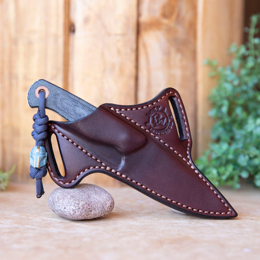 Benchmade Dacin 55 Scout Carry Sheath – Brown Leather