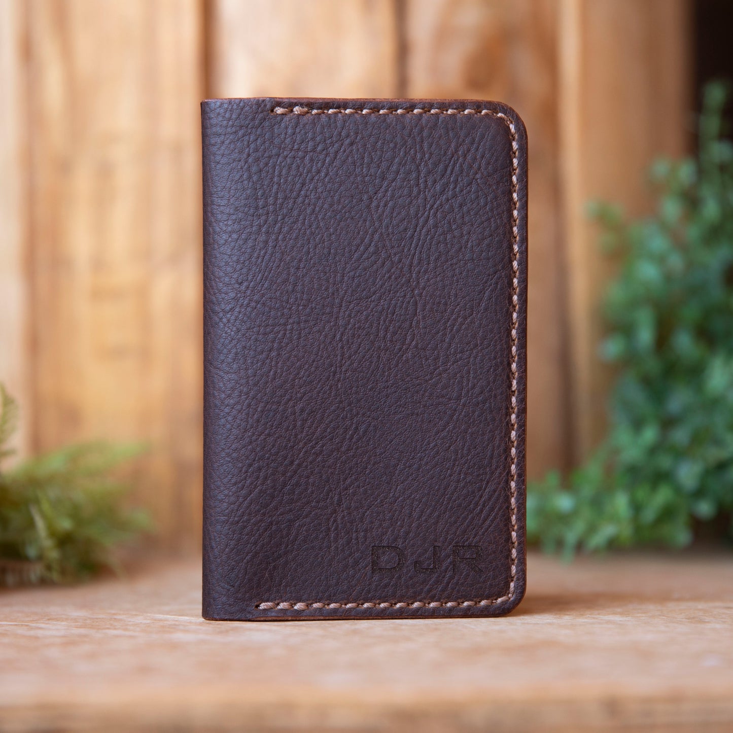 Leather Tally Book Cover – Small