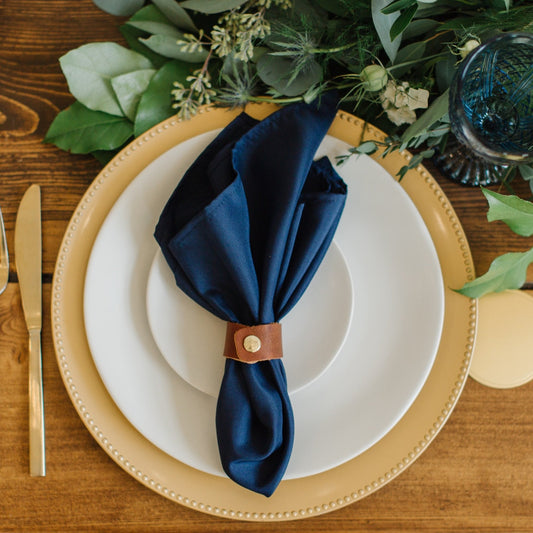 Leather Stamped Napkin Ring