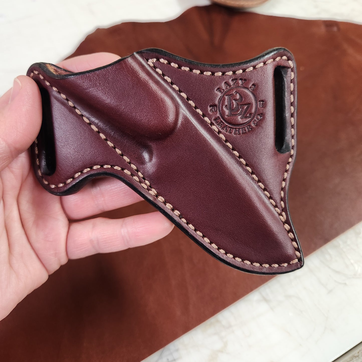 Left-Handed 55 Scout Carry Sheath – Burgundy (Sheath Only) RTS