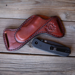 Knafs Lander with Leather Bishops Scout Carry Sheath