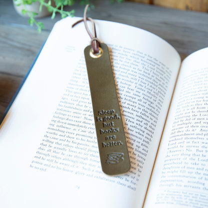 Sleep is Good Bookmark - Lazy 3 Leather Company