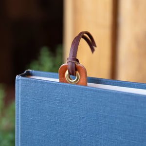 This is a Bookmark - Lazy 3 Leather Company