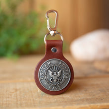 Load image into Gallery viewer, Military Emblem Hook Keyfob