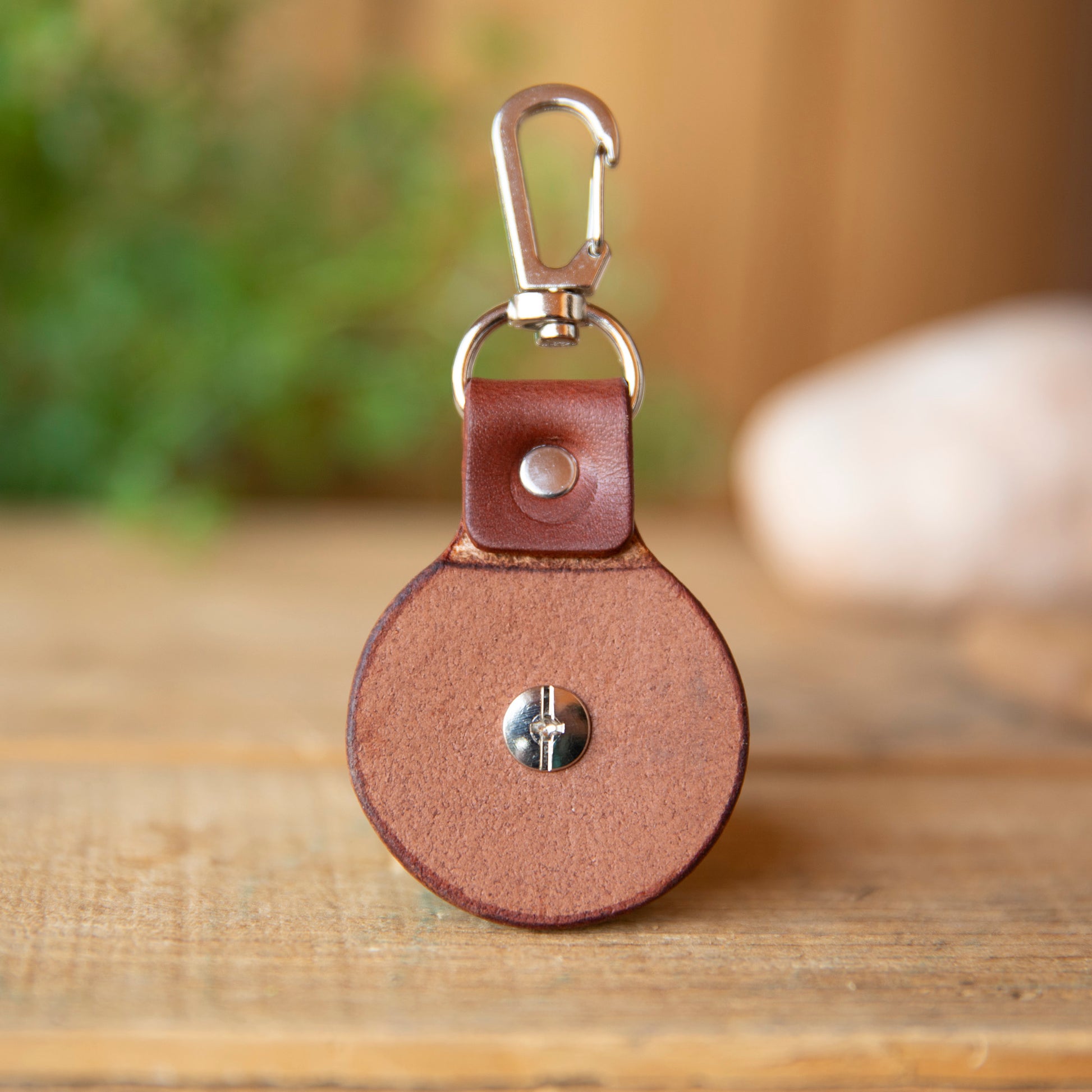 Floral Concho Leather Keyfob - Lazy 3 Leather Company