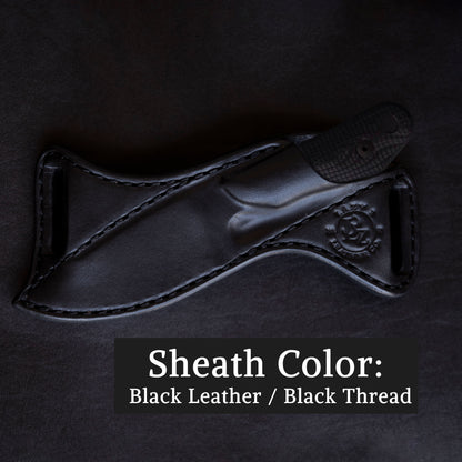 Leather Scout Carry Sheath for the Viper Handy Fixed Blade - Sheath Only