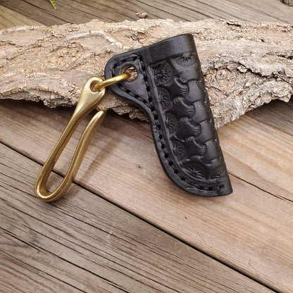 Tooled Knife Sheath w/hook