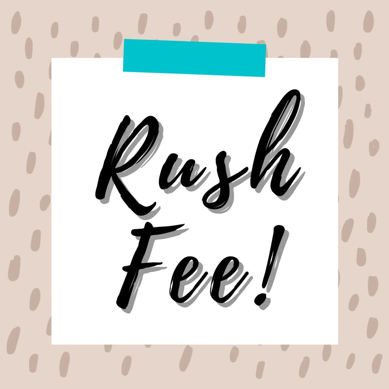 Rush Fee – Lazy 3 Leather Company