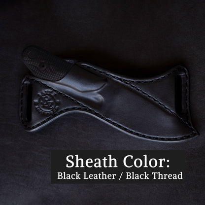 Leather Scout Carry Sheath for the Viper Handy Fixed Blade - Sheath Only