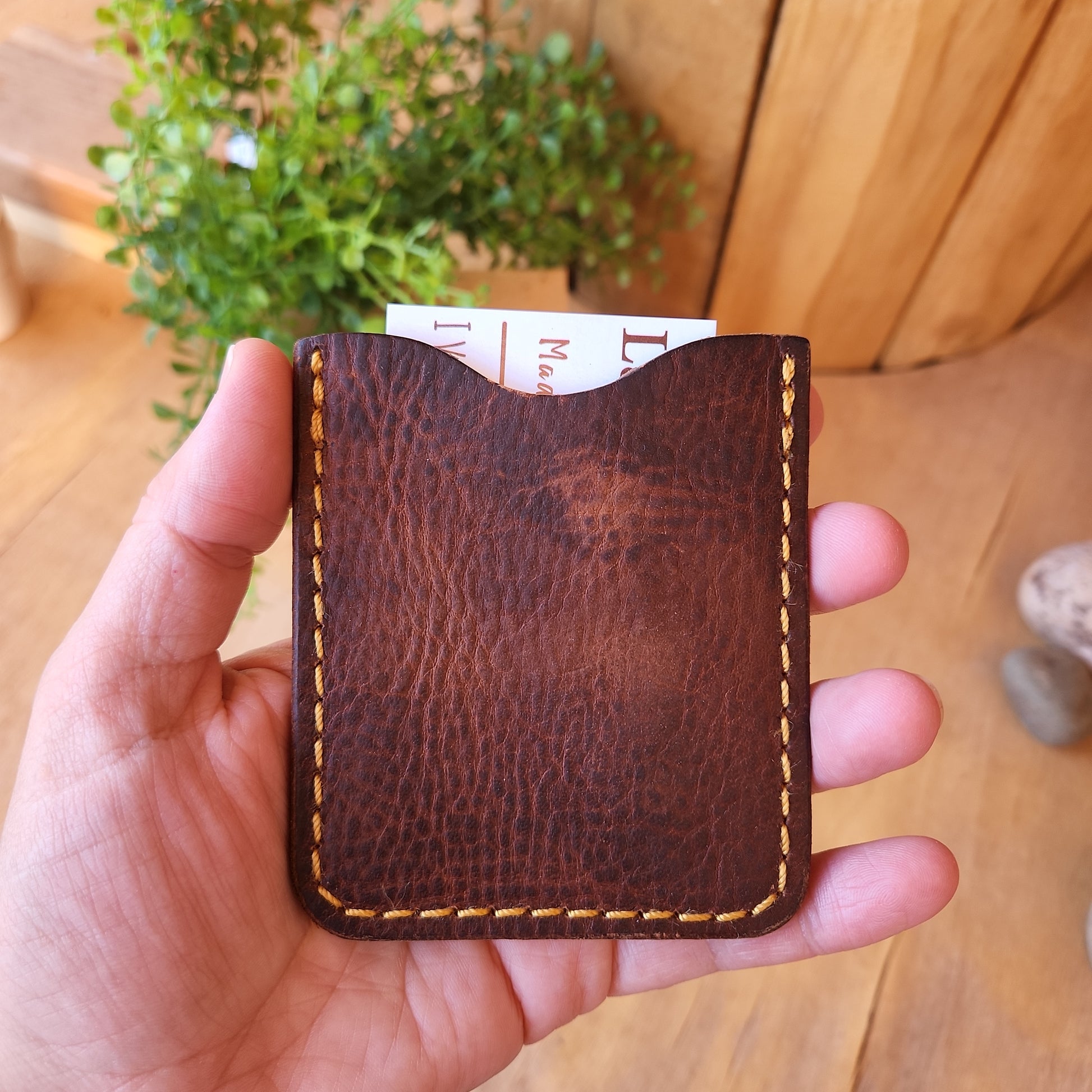 Single Pocket Wallet - Lazy 3 Leather Company