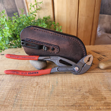 Load image into Gallery viewer, Channel Lock Plier Sheath Set - Lazy 3 Leather Company