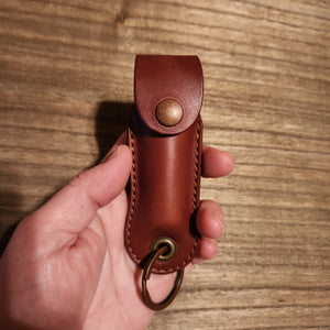 Large Leather Chapstick Case