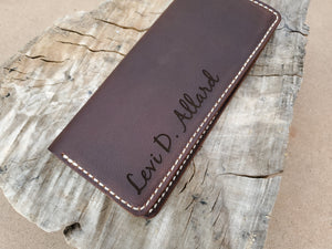No.84 | Tally Record Book Cover with Pen Pocket