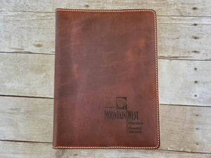 The Nomad Portfolio  Men's Top Grain Leather Portfolio – The Real Leather  Company