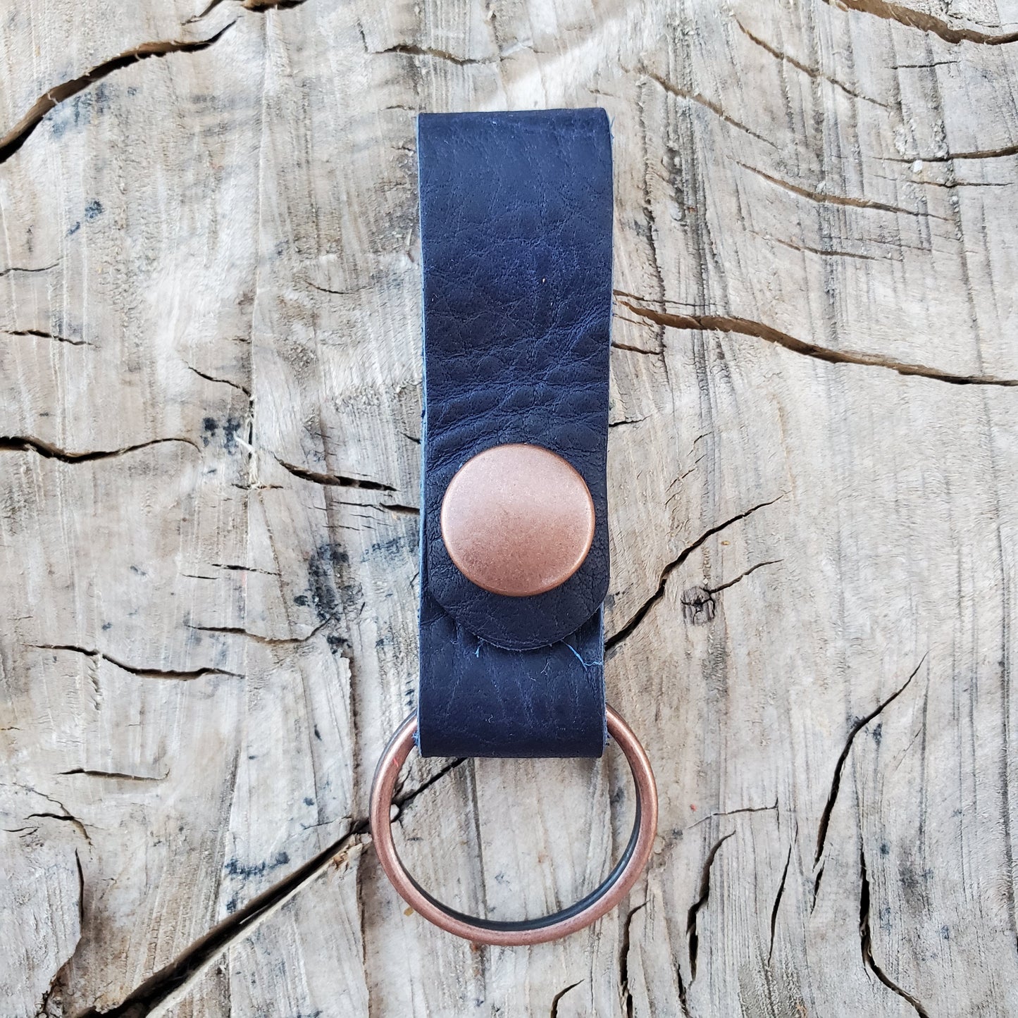 Keyfob with Keyring - Lazy 3 Leather Company