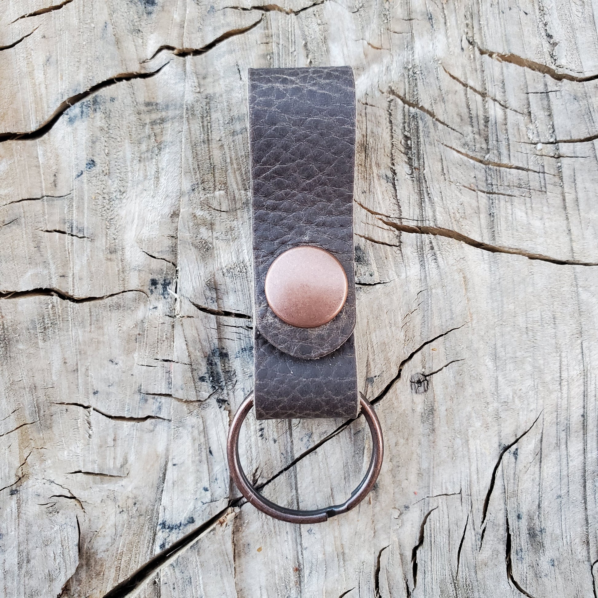 Keyfob with Keyring - Lazy 3 Leather Company