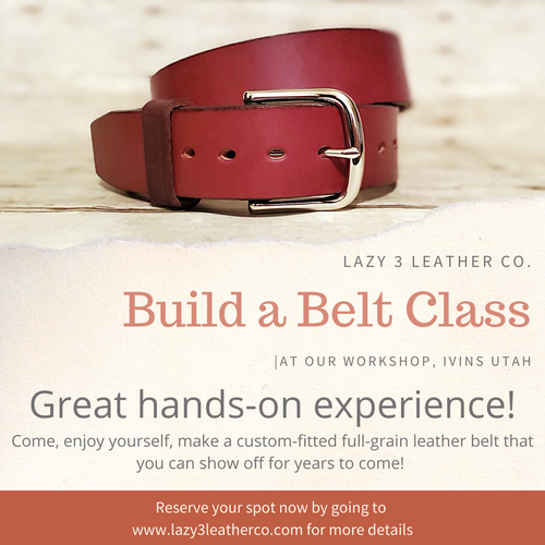 Build A Belt Class - June 24th, 2023