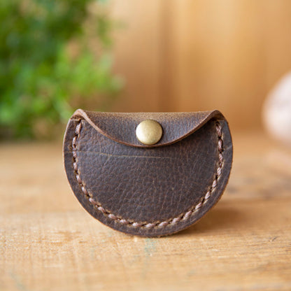 Ring Pouch with Snap - Lazy 3 Leather Company