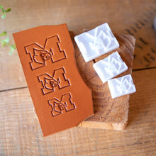 Load image into Gallery viewer, Delrin Leather Stamp Custom Design - size small - Lazy 3 Leather Company