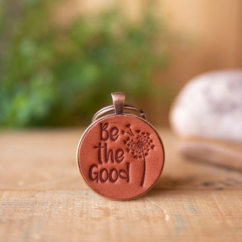 Be The Good Keychain - Lazy 3 Leather Company