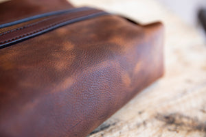 Oil Tan Leather Shoe Bag