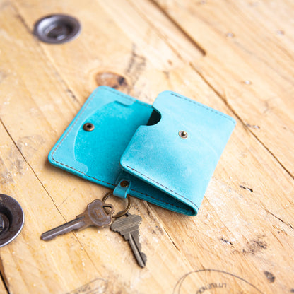 Card Case with keyring - Lazy 3 Leather Company