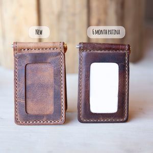 Bar Clip Leather Wallet - Lazy 3 Leather Company