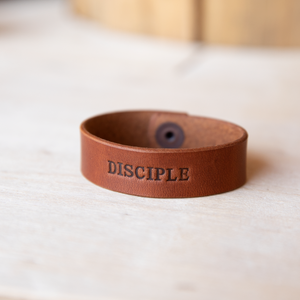 Personalized Leather Cuff Bracelet