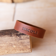 Load image into Gallery viewer, Personalized Leather Cuff Bracelet