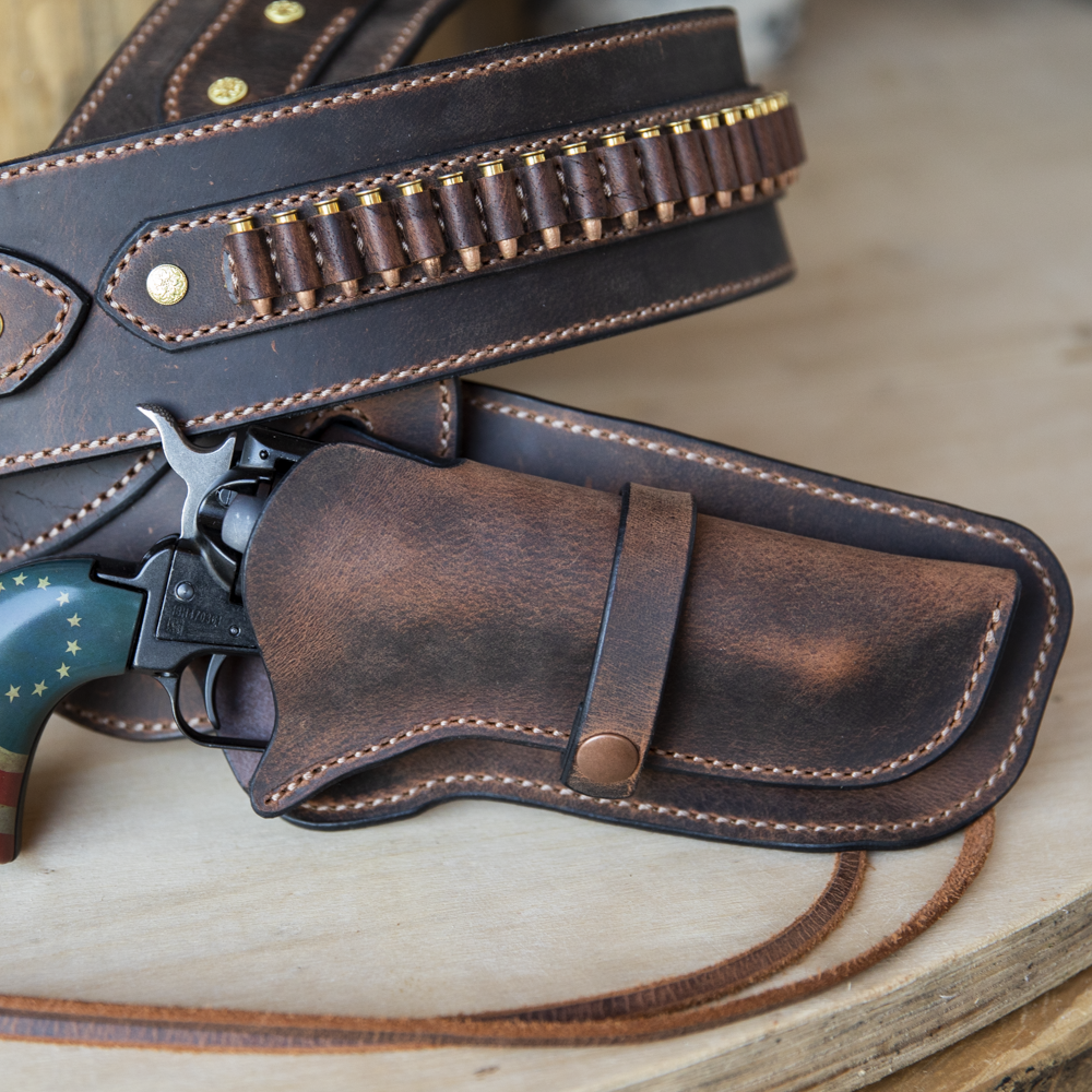 G.u.n Rig Cowboy Action Belt Lazy 3 Leather Company