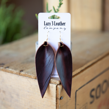 Load image into Gallery viewer, Tear Drop Earrings - Lazy 3 Leather Company