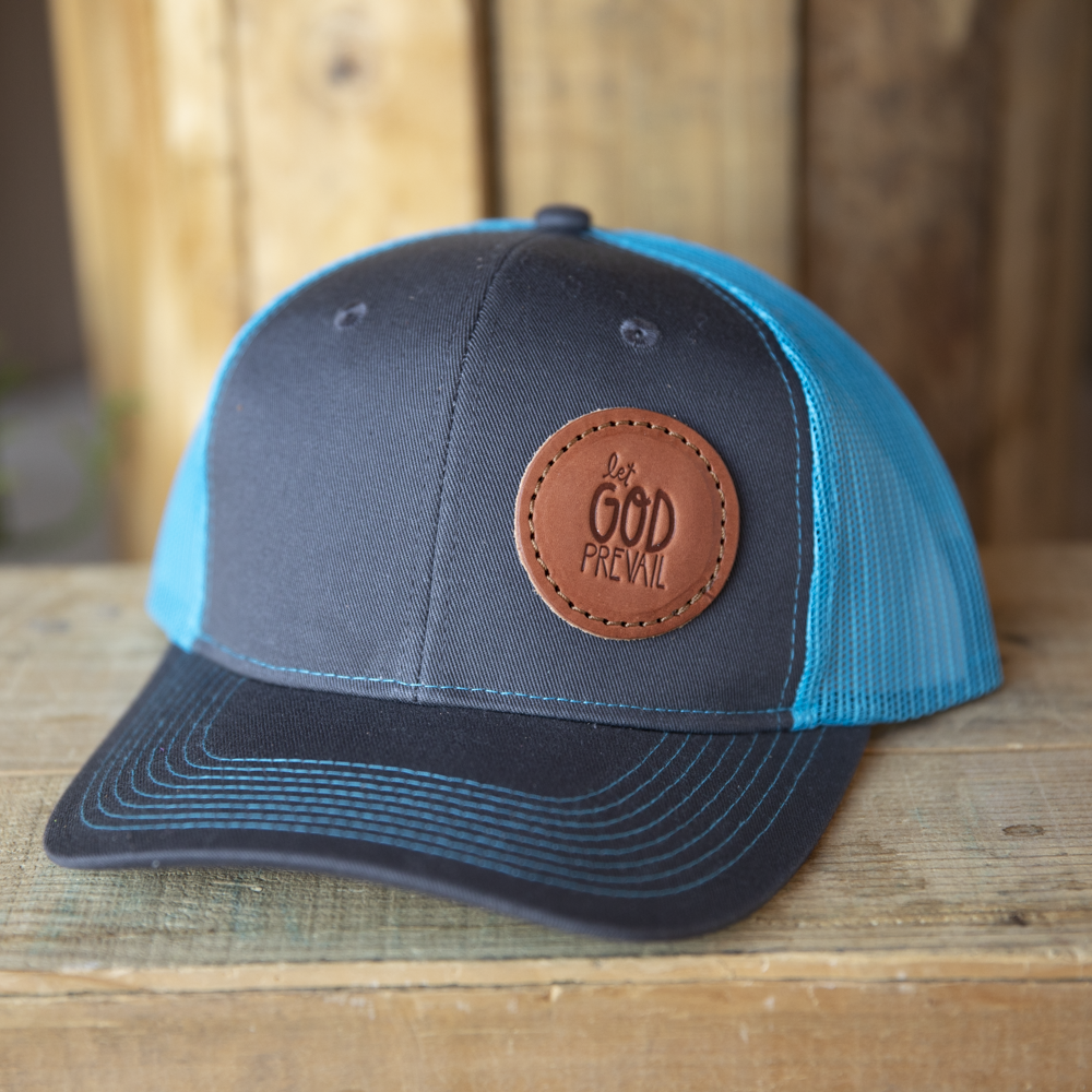 Let God Prevail Leather Patch Hat - Lazy 3 Leather Company