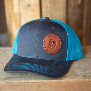 Let God Prevail Leather Patch Hat