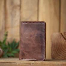 Load image into Gallery viewer, Bifold Wallet Crazy Horse Leather