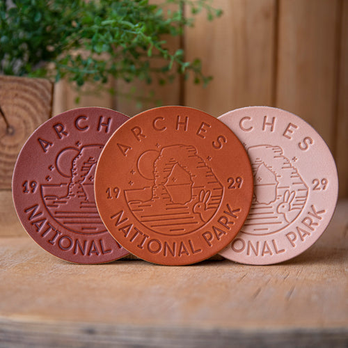 Coasters - Arches National Park - Lazy 3 Leather Company