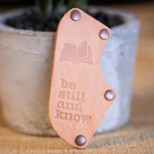 Load image into Gallery viewer, No.1 | Leather Corner Bookmark - Lazy 3 Leather Company