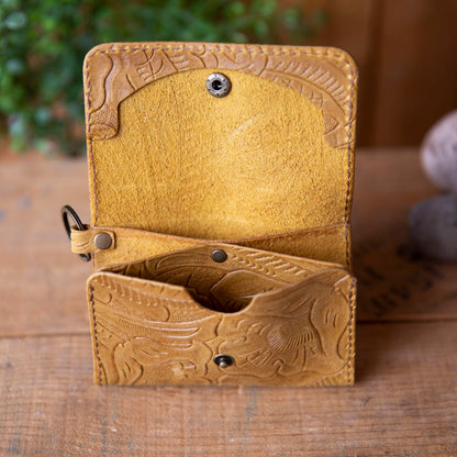 Card Case with keyring - Lazy 3 Leather Company