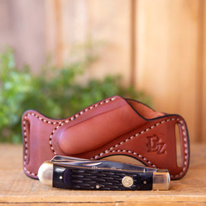Boker Tree Brand Bishops Scout Carry Sheath - Lazy 3 Leather Company