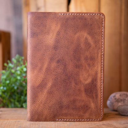 Leather Notebook Journal with Pen Pocket - Lazy 3 Leather Company