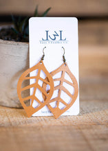 Load image into Gallery viewer, Fall Leaf Earring - Lazy 3 Leather Company