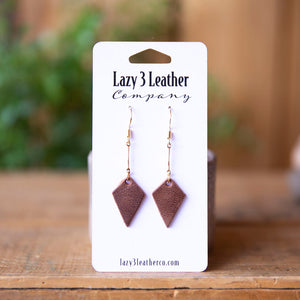 Diamond Chain Earring - Lazy 3 Leather Company