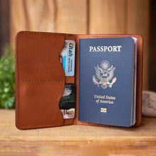 Load image into Gallery viewer, Kangaroo Leather Passport Wallet