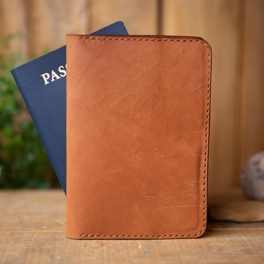 Kangaroo Leather Passport Wallet