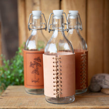 Load image into Gallery viewer, Oil Jar with leather warp