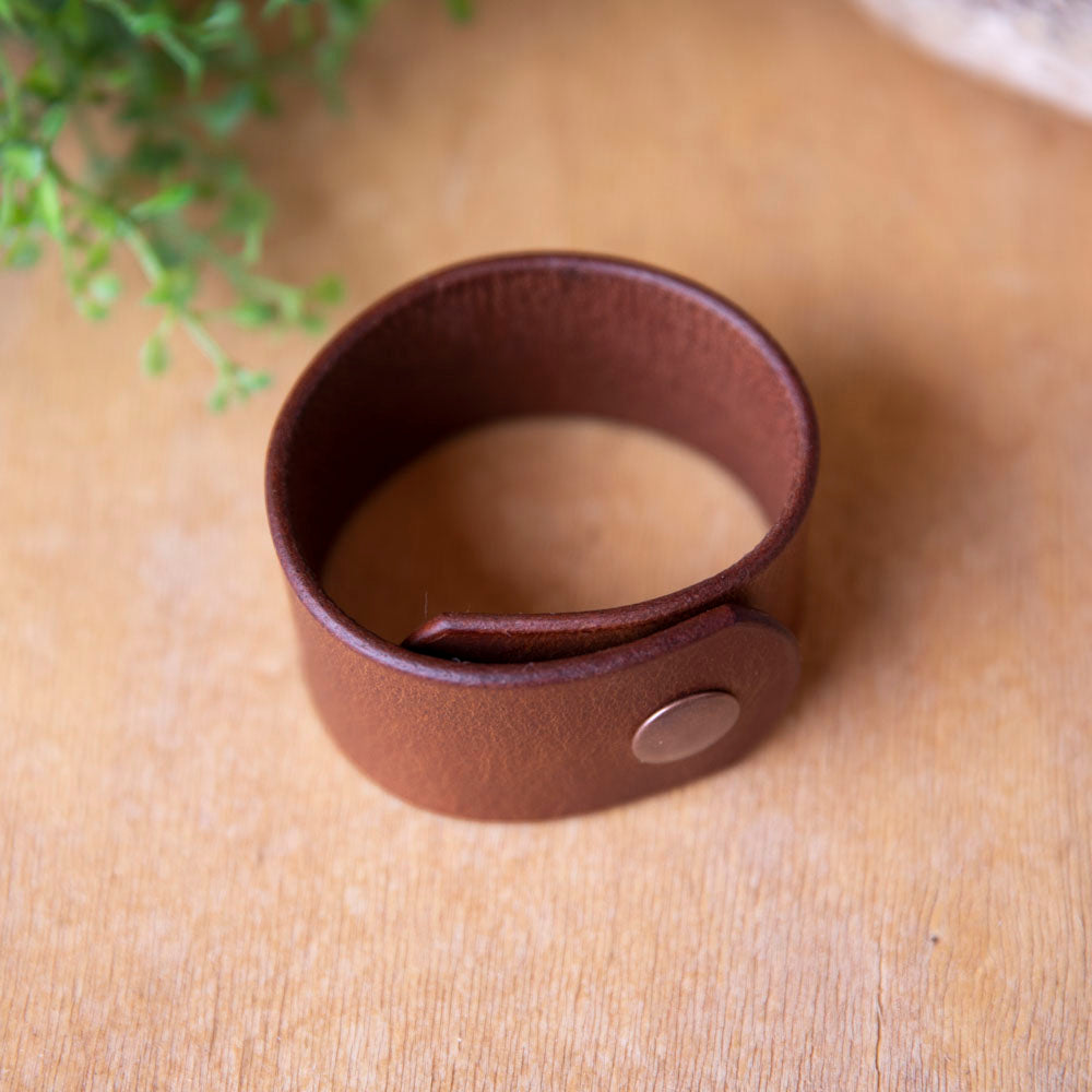 Leather Wrist Cuff - Lazy 3 Leather Company