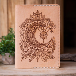 Veg Tan Notebook Journal - Lazy 3 Leather Company