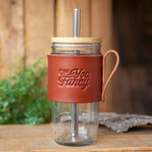 Load image into Gallery viewer, Travel Mug Bamboo lid with Boba Straw