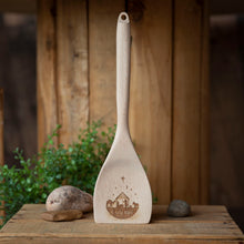 Load image into Gallery viewer, Flat Wood Spoon Laser Engraved - Lazy 3 Leather Company