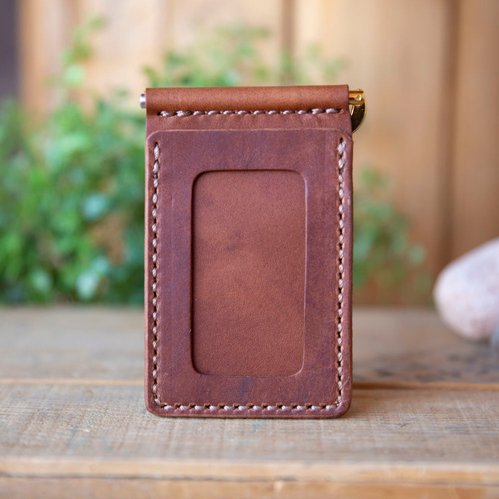 Bar Clip Leather Wallet - Lazy 3 Leather Company