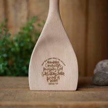 Load image into Gallery viewer, Flat Wood Spoon Laser Engraved - Lazy 3 Leather Company